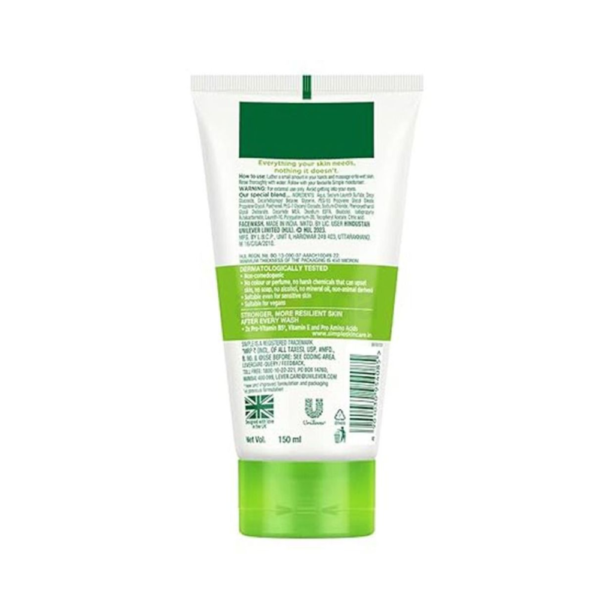 Simple Kind to Skin Moisturising Facial Wash 150ml - Image 4