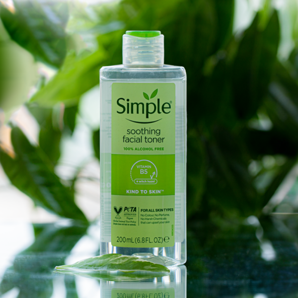 Simple Kind To Skin Soothing Facial Toner 200ML - Image 2